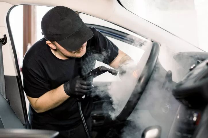 car interior detailing